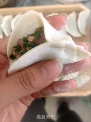 柳叶蒸饺的做法步骤：4