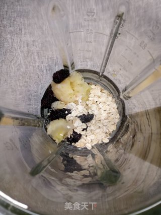 银耳桑葚燕麦糊的做法步骤：2