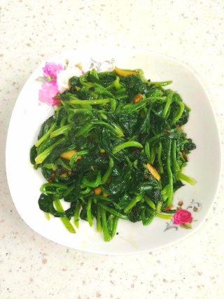 蒜香菠菜的做法步骤：5