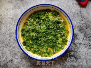 菠菜鸡蛋饼的做法步骤：8