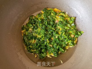 菠菜鸡蛋饼的做法步骤：9