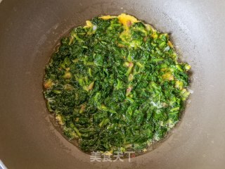 菠菜鸡蛋饼的做法步骤：10