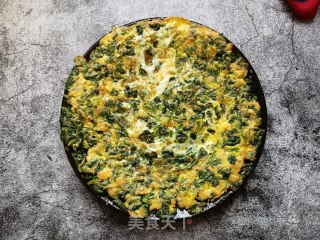 菠菜鸡蛋饼的做法步骤：13
