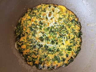 菠菜鸡蛋饼的做法步骤：14