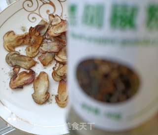 煎姬松茸的做法步骤：9