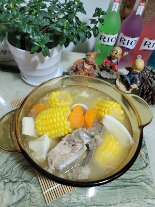 排骨煲椰子玉米汤的做法步骤：7