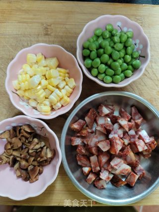 美味糯米饭的做法步骤：2
