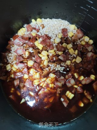 美味糯米饭的做法步骤：5