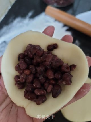 红豆卷的做法步骤：12