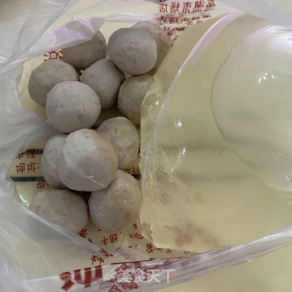 豆芽肉丸汤的做法步骤：2