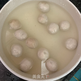 豆芽肉丸汤的做法步骤：3