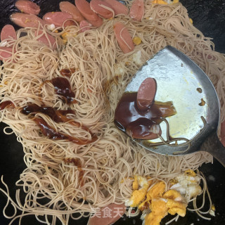 炒面线的做法步骤：8
