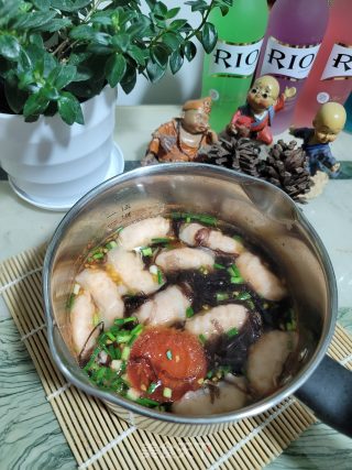 鱼皮角番茄紫菜汤的做法步骤：7