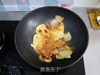 干锅香辣土豆片❗️香辣过瘾又下饭的做法步骤：6