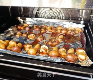烤姬松茸的做法步骤：9