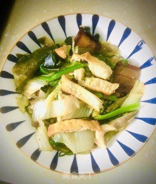 红烧肉烩菜的做法步骤：11