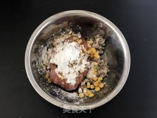 香菇蒸肉丸的做法步骤：5
