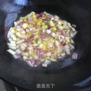洋葱牛肉咖喱饭的做法步骤：6
