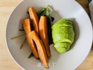 十分钟早餐牛油果红薯沙拉的做法步骤：5