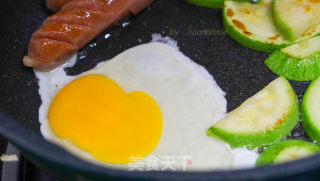 早餐香肠豆子沙拉的做法步骤：3