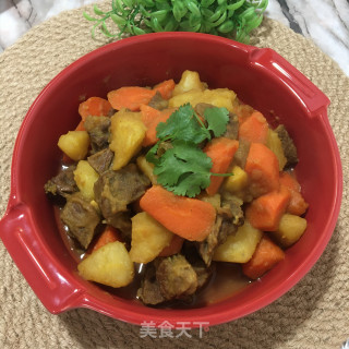咖喱土豆烧牛腩的做法步骤：10