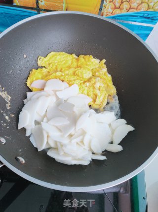 醋溜山药鸡蛋的做法步骤：7