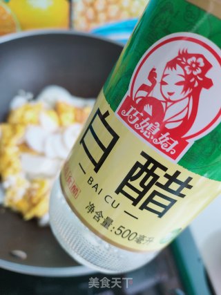 醋溜山药鸡蛋的做法步骤：9