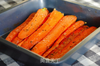 烤胡萝卜的做法步骤：5