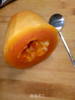 木瓜银耳牛奶的做法步骤：3