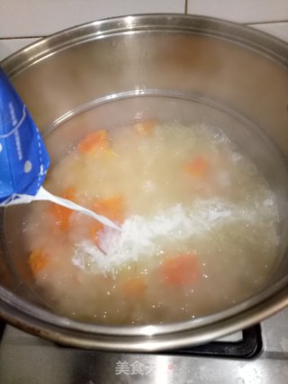 木瓜银耳牛奶的做法步骤：8
