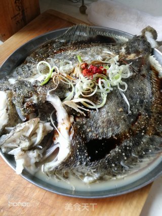 清蒸多宝鱼的做法步骤：5