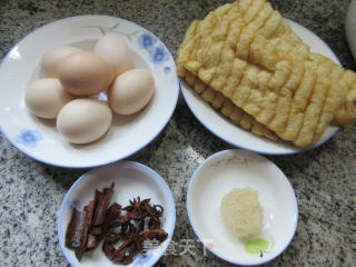 炸蛋烧兰花豆腐干的做法步骤：1