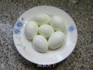 炸蛋烧兰花豆腐干的做法步骤：2