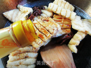 炸蛋烧兰花豆腐干的做法步骤：7