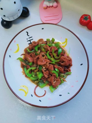 辣椒炒肥肠的做法步骤：12