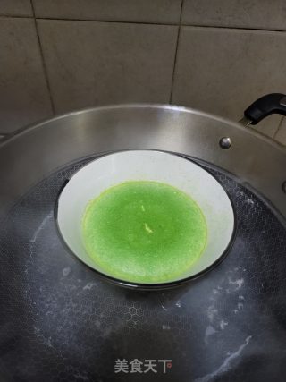 蒸翡翠蛋羹的做法步骤：9