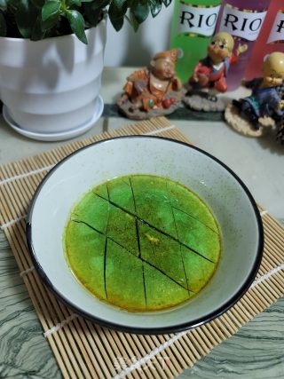 蒸翡翠蛋羹的做法步骤：11