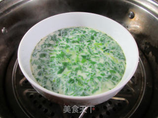 芹菜叶蒸鸡蛋的做法步骤：11