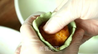 软糯艾草青团的做法步骤：13