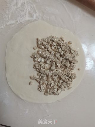 豆腐粉丝馅饼的做法步骤：7