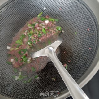 春葱鸡蛋炒蜢子虾酱的做法步骤：8