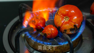 西红柿煮豆子的做法步骤：2