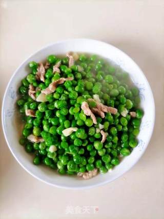 肉丝炒豌豆的做法步骤：6