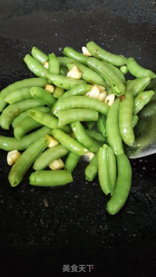 薄荷炒甜豆的做法步骤：6