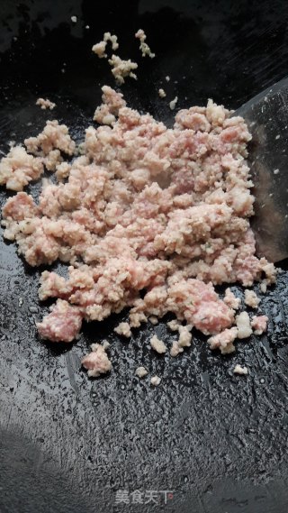 肉末炒甜豆粒的做法步骤：4
