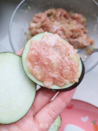 椒盐茄盒的做法步骤：7
