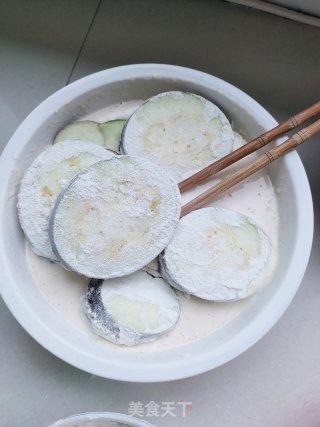 椒盐茄盒的做法步骤：11