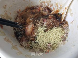 驴肉圆葱胡萝卜包子的做法步骤：2