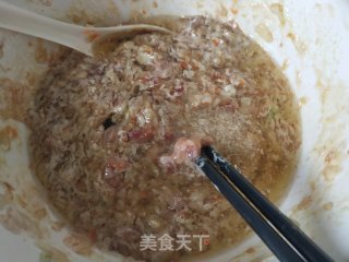 驴肉圆葱胡萝卜包子的做法步骤：3