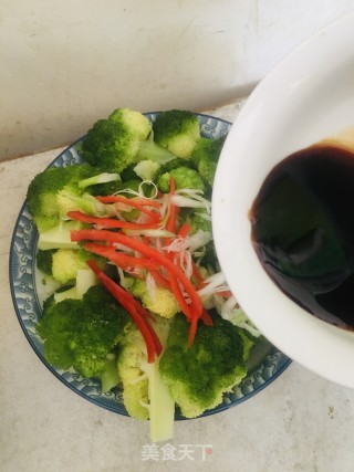 白灼西兰花的做法步骤：5